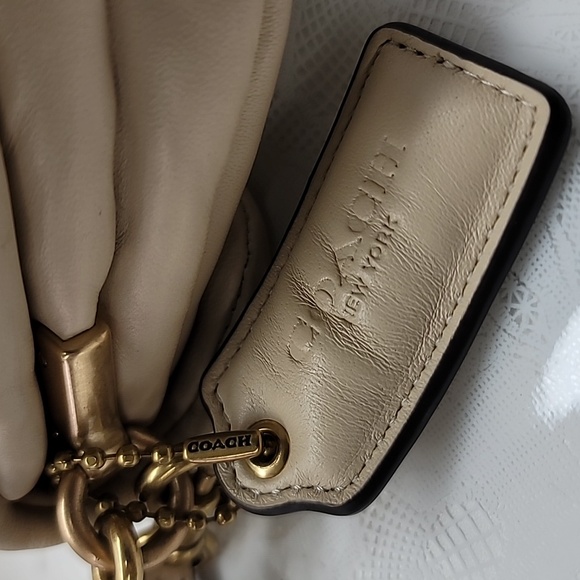 Coach Pillow Tabby Shoulder Crossbody Bag In Soft Cream - Picture 4 of 13